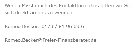 Kontaktdaten
